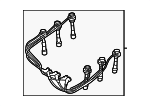 MD371794 - : Plug Wire Set for Mitsubishi: Montero, Montero Sport Image