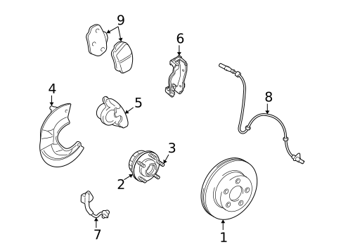 Disc Pads & Brake Shoes for 2004 Lincoln Town Car #1