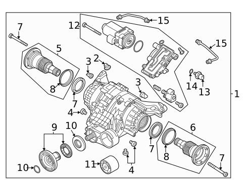 Axle & Differential for 2025 Audi S7 Sportback #0