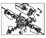 D3500043 - Suspension: Differential Assembly for Audi: A5 Sportback, A8 Quattro, RS5, RS5 Sportback, S4, S5, S5 Sportback, S6, S7 Sportback, S8, SQ5, SQ5 Sportback Image