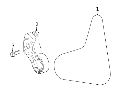 Belts & Pulleys for 2024 Lexus NX250 #0