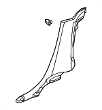 8V5867768A4PK - Body: Lower Quarter Trim for Audi Image