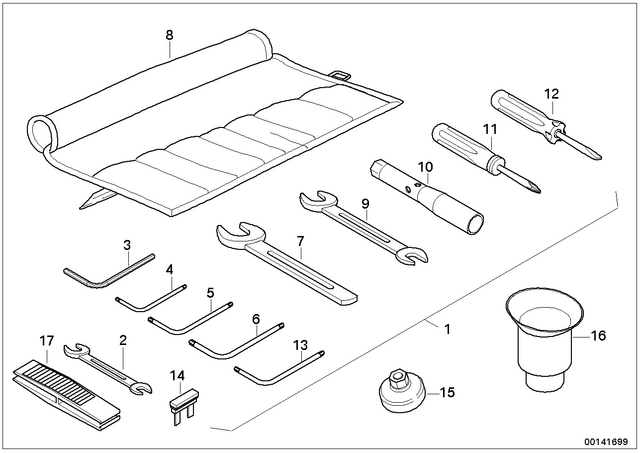 71117650988 - : Car Tool - F650gs for BMW-Motorrad Image