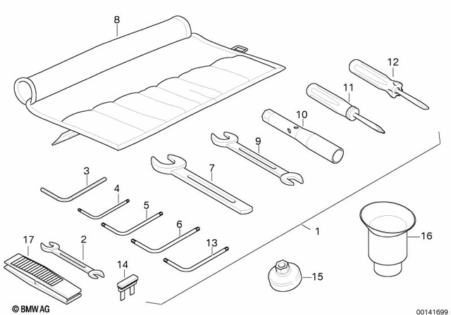 71117659671 - : Socket Wrench for BMW-Motorrad Image
