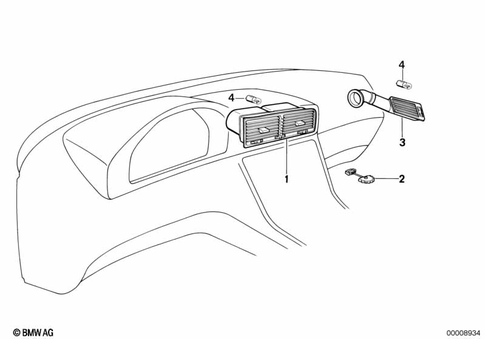 Air Duct for 1992 BMW 850Ci #1