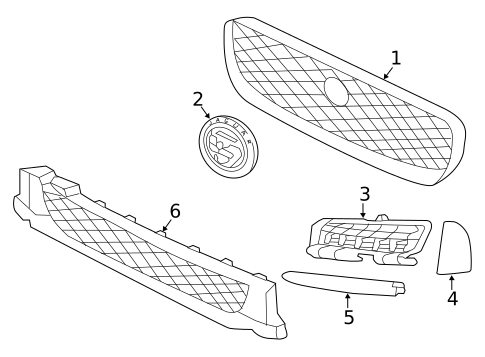 Grille & Components for 2017 Jaguar XF #0