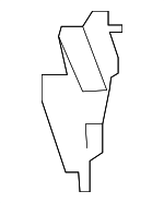 521270DB20 - : Lower Grille Hole Cover for Toyota Image