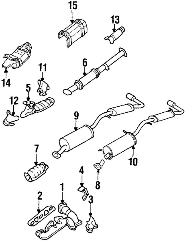200210B700 - : Intermediate Pipe for Nissan: Quest Image