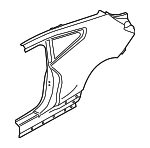 41007494471 - Body: Quarter Panel for BMW: 840i, 840i xDrive, M8, M850i xDrive Image