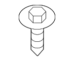 7149213164 - Body: Quarter Panel Splash Shield Bolt for BMW Image