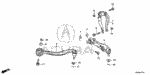 51350T6NA01 - : Arm B, Front (Lower) for Acura: NSX Image