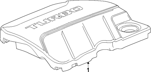 Engine Appearance Cover for 2024 Chevrolet Trax #0