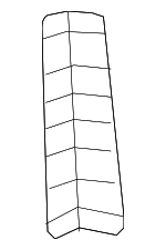 62418AC020 - Body: Upper Center Pillar Trim Pad for Toyota: Avalon Image