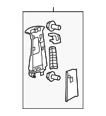 62420AC081B1 - Body: Upper Center Pillar Trim for Toyota: Avalon Image