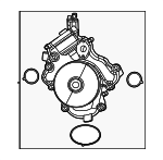 68524862AA - Belts &amp; Cooling: Engine Water Pump for Mopar Image