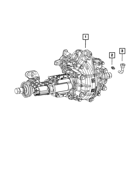 Front Axle: Housing, Differential and Vent for 2022 Jeep Grand Wagoneer #1