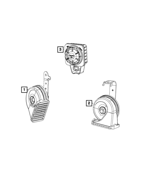 Horns for 2019 Jeep Cherokee #0