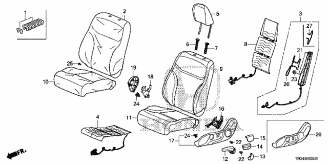Front Seat (Driver Side) for 2012 Honda Civic #0