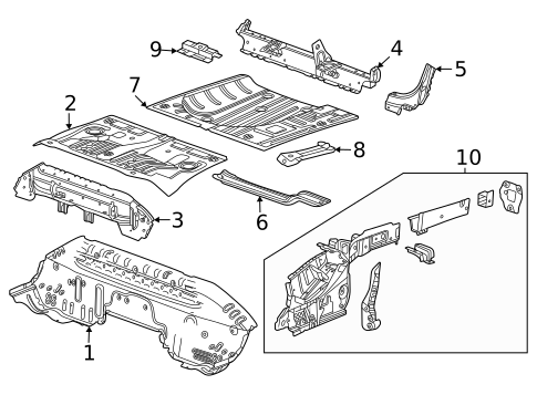 Brackets, Flanges & Hangers for 2025 Buick Envista #0