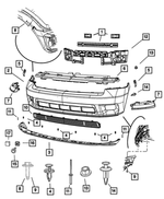 6027958 - Frame, Bumper and Fascia: Snap In Nut for Mopar Image