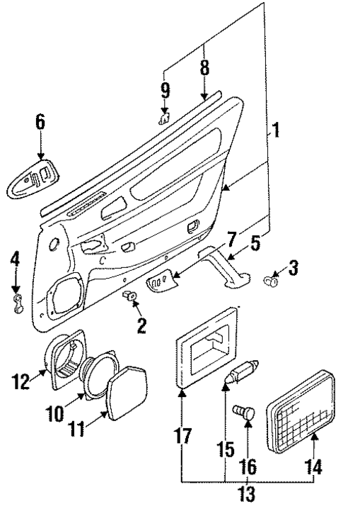 Antenna & Radio for 1993 Dodge Stealth #0