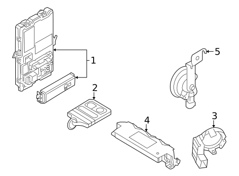 Anti-Theft Components for 2007 Ford Mustang #0