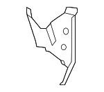 41212990677 - Body: Uniside Assembly Baffle for BMW: X1 Image