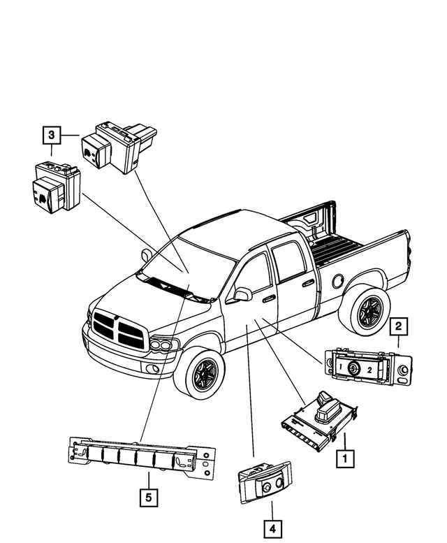 4602777AB - Electrical: Memory Selector Switch for Mopar Image image