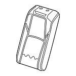 82527TVAA21 - Body: Seat Back Pad for Honda: Accord Image