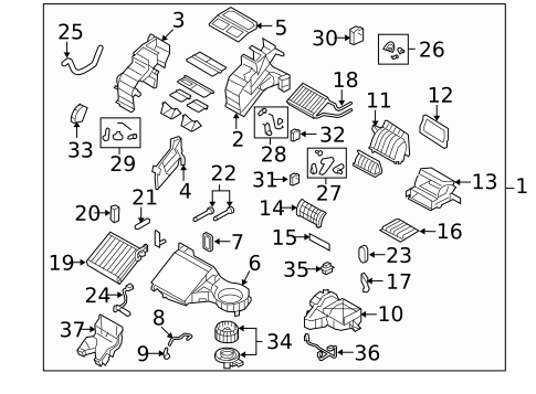 Heater for 2011 Mazda CX-9 #0