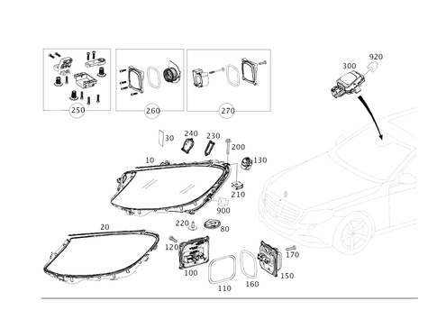 Front Illumination for 2017 Mercedes-Benz Maybach S550 #0