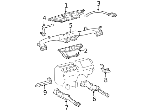 Ducts for 2007 Toyota Solara #0