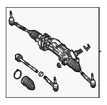 2054608702 - : Steering Gear for Mercedes-Benz Image