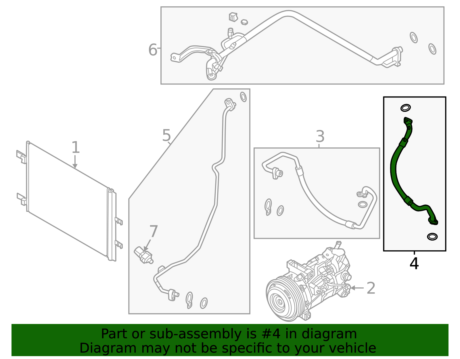 Suction Hose - Nissan (92480-6RA3A)