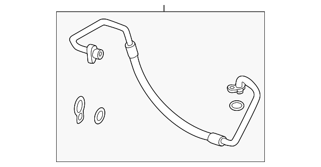 Pressure Hose - Nissan (92490-6RA3A)