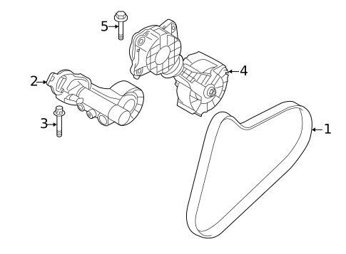 Belts & Pulleys for 2014 Mini Cooper Countryman #0