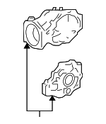 19205624 - Universals &amp; Rear Axle: Carrier Case for Pontiac: Vibe Image