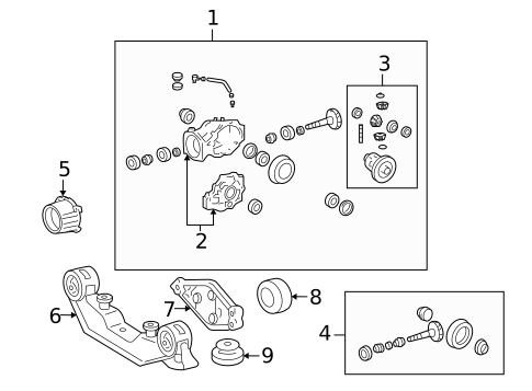 Axle & Differential for 2006 Pontiac Vibe #0