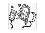 88310AA460 - Body: Seat Back Frame for Hyundai Image
