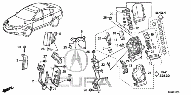 Control Unit (Engine Room) (1) for 2012 Acura TL #0
