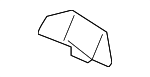 4M0882651 - Body: Seat Trim Panel Bracket for Audi Image