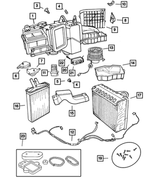 5010979AE - Air Conditioning &amp; Heater: A/c And Heater Housing for Mopar Image