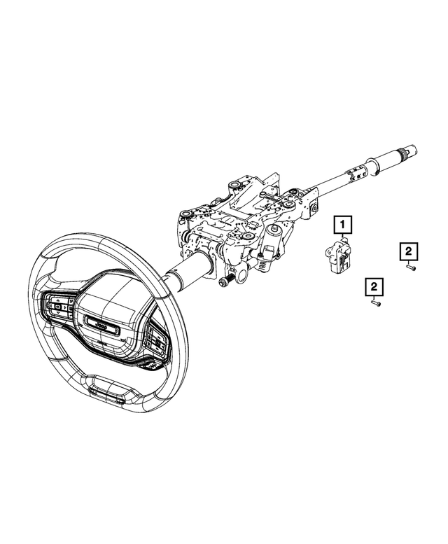 68414987AE - Electrical: Steering Column Module for Mopar Image