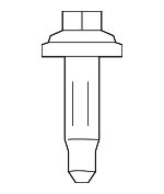6508659AA - : Quarter Panel Splash Shield Bolt for Ram: 1500 Image