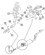 52002144AB - Exhaust: Exhaust Clamp for Mopar Image