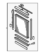 164000S010 - Belts &amp; Cooling: Radiator Assembly for Toyota: Sequoia, Tundra Image