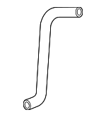 165720S011 - Cooling System: Lower Hose for Toyota: Sequoia, Tundra Image