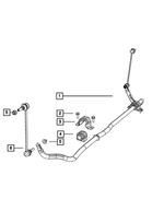 4743165AB - Front Suspension: Stabilizer Bar Bushing Retainer for Mopar Image
