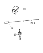 5026796AH - Electrical: Hub Receiver for Chrysler: 300 | Dodge: Charger, Journey Image