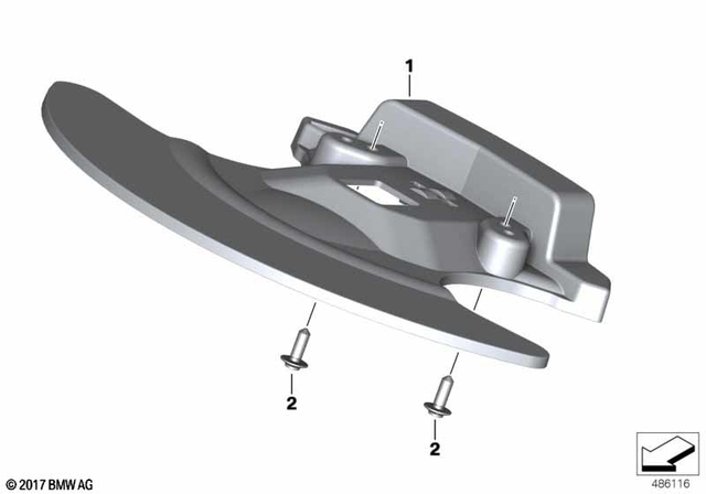 46618564625 - Frame and Mounting Parts: Fork Protection Cover -  for BMW-Motorrad Image